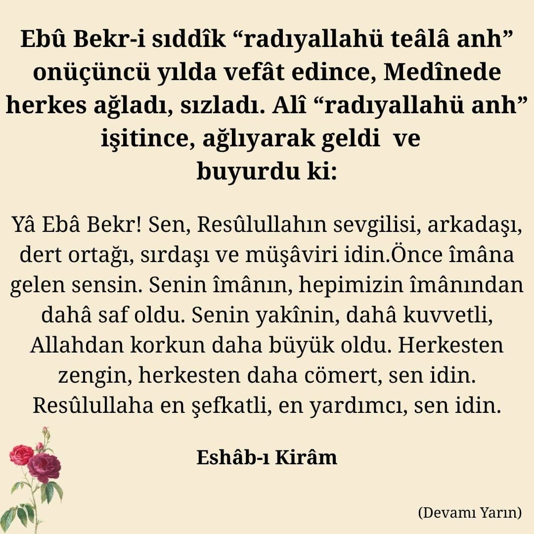 Ebu Bekr-i Sıddık (22)